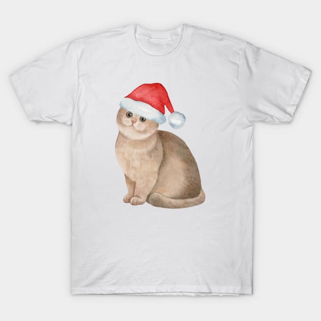 Cute And Lovely Animals With Christmas T-Shirt by AbstractArt14